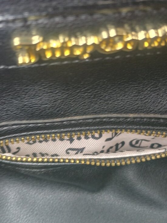 Juicy Couture Mini Backpack Purse Black Gold Hardware Pre-owned Good Condition main image 10